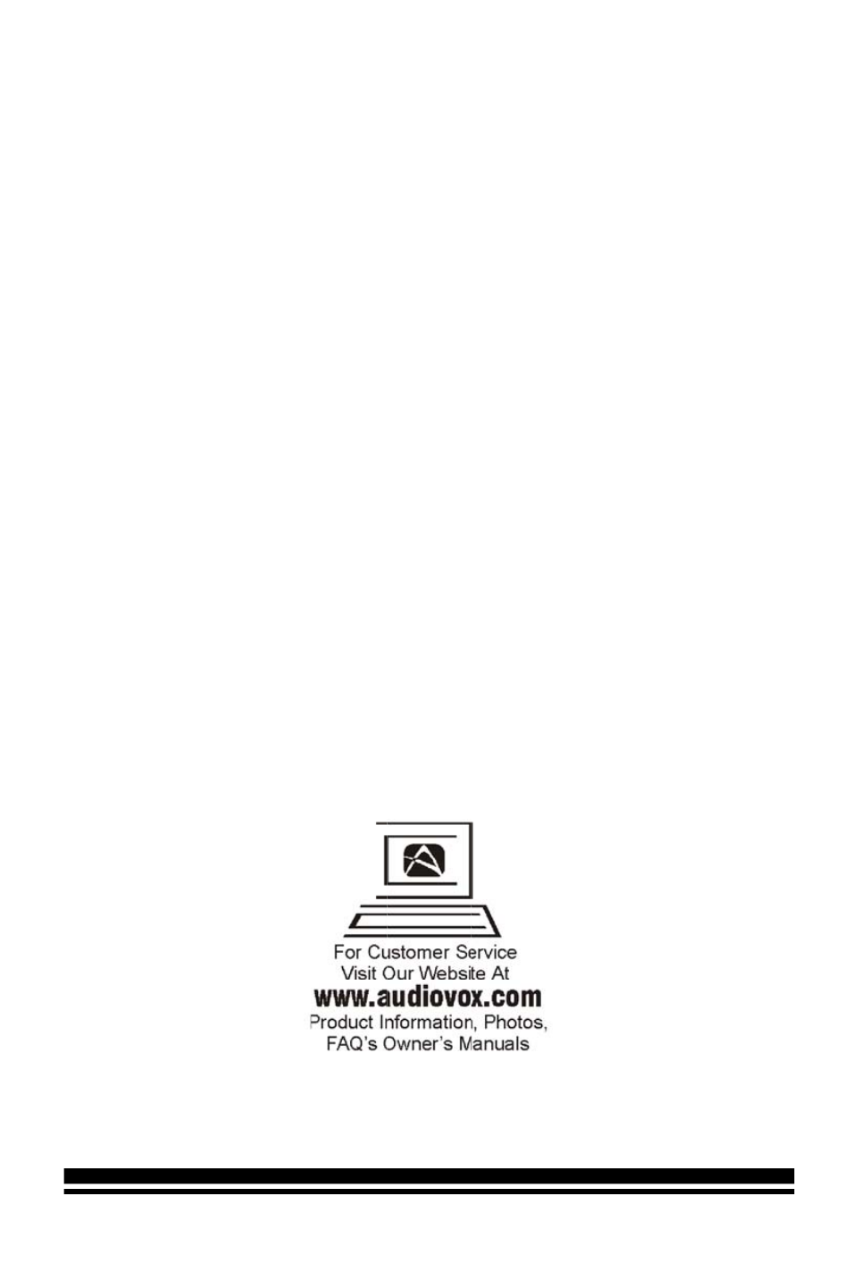 Audiovox ACAM350 User Manual | Page 10 / 10