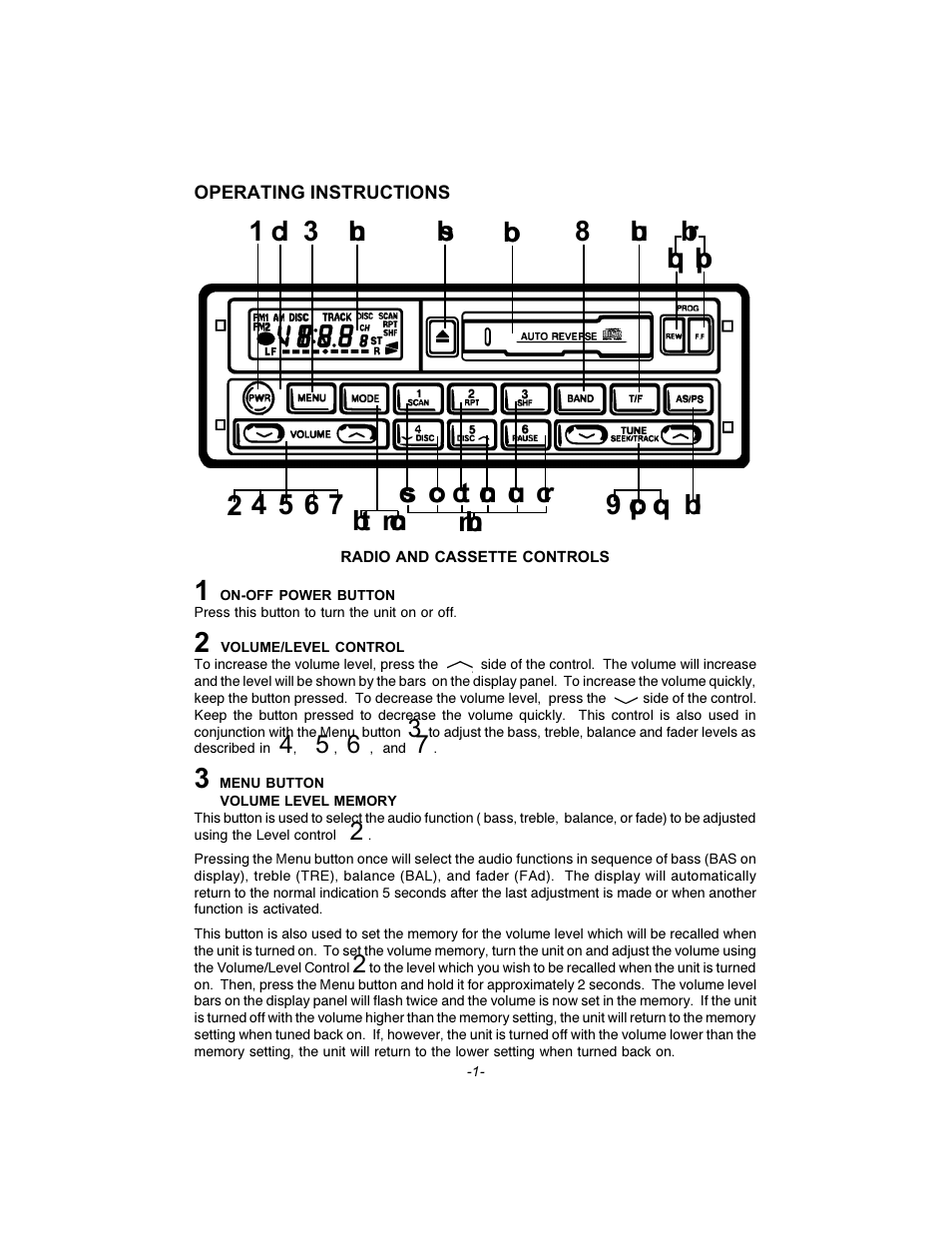 Audiovox FD-250 User Manual | Page 2 / 8