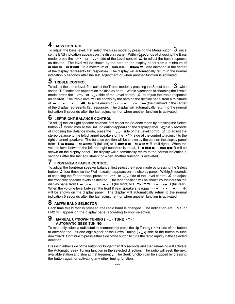 Audiovox FD-250 User Manual | Page 3 / 8