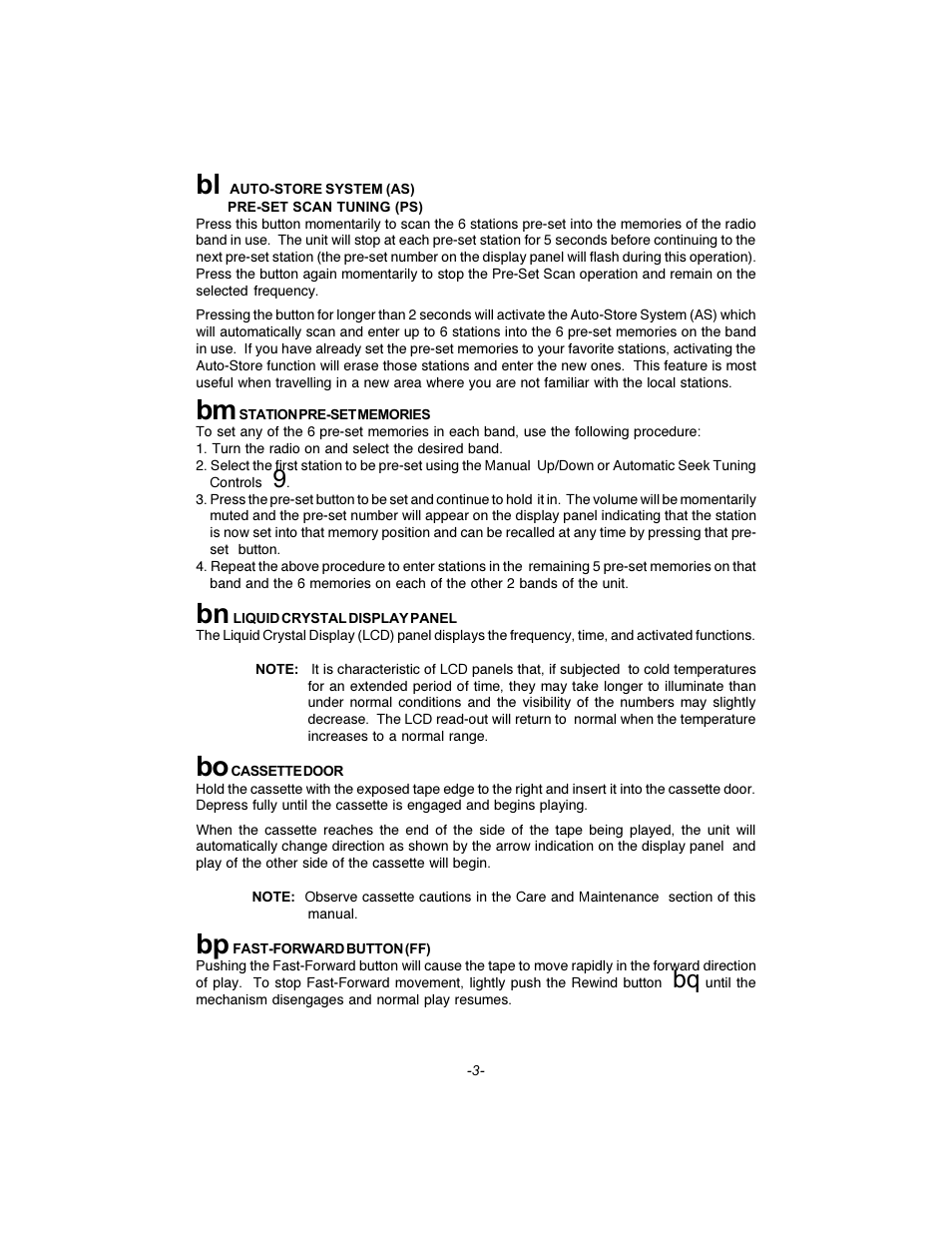 Audiovox FD-250 User Manual | Page 4 / 8