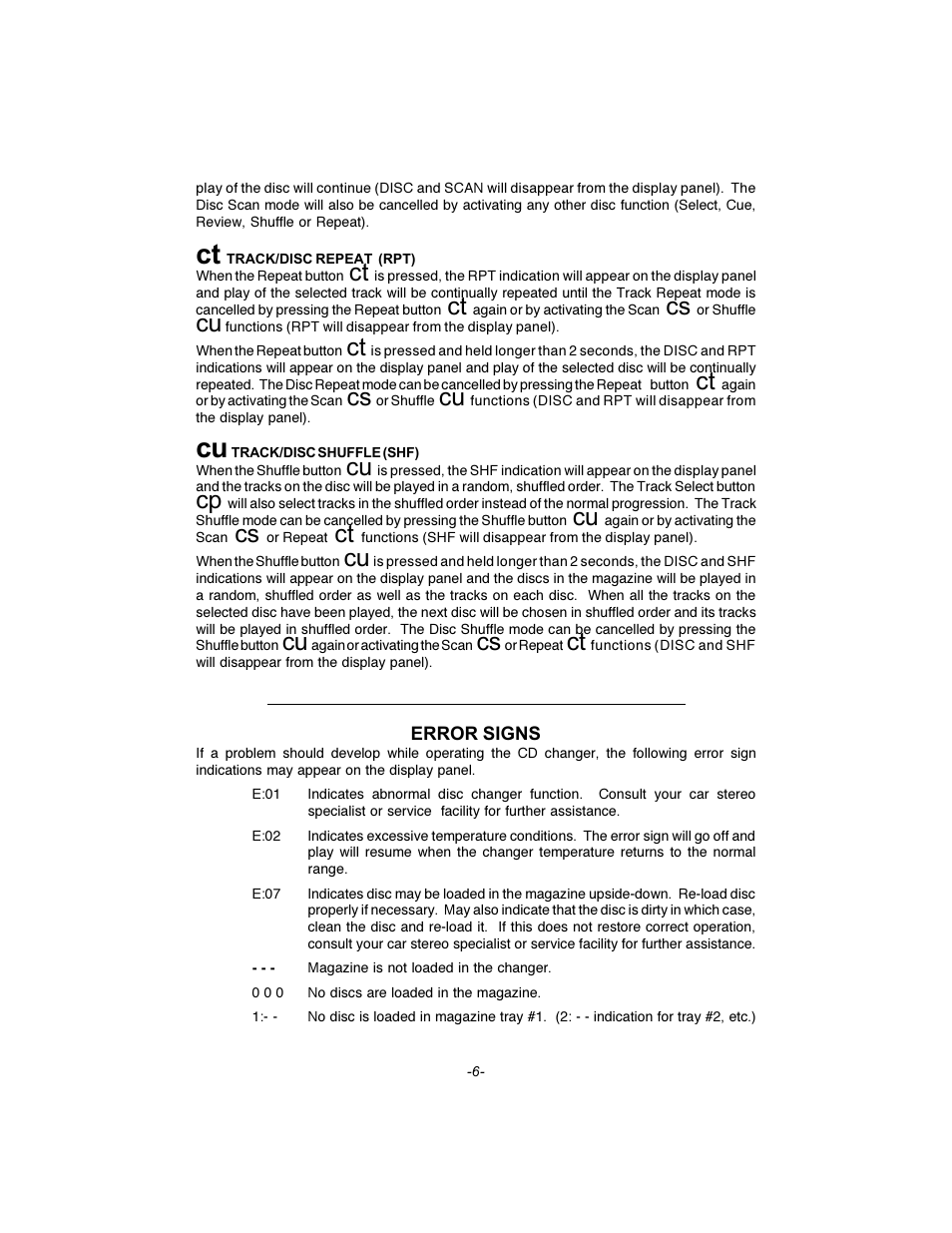 Audiovox FD-250 User Manual | Page 7 / 8