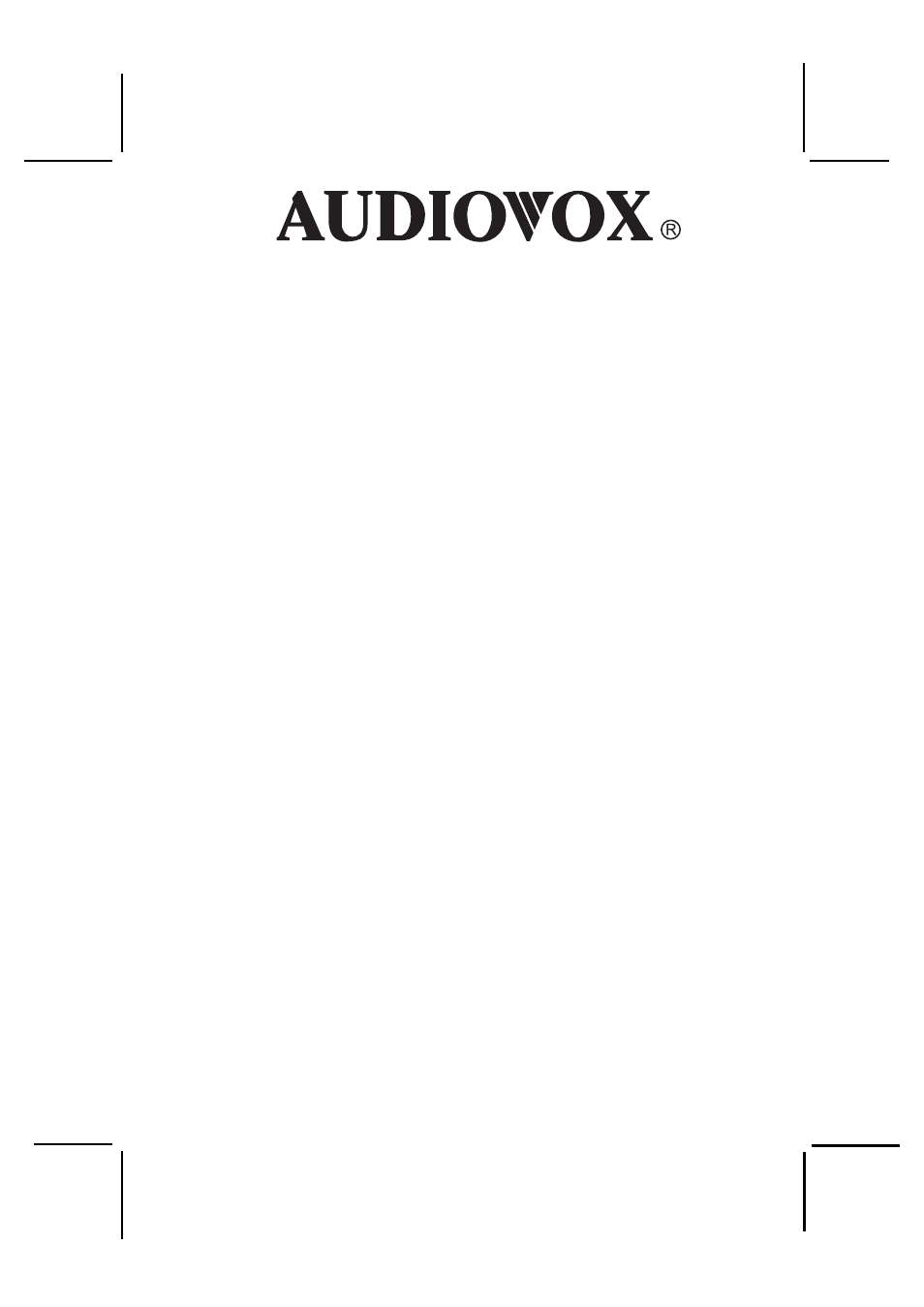 Audiovox AVP-7380 User Manual | 24 pages