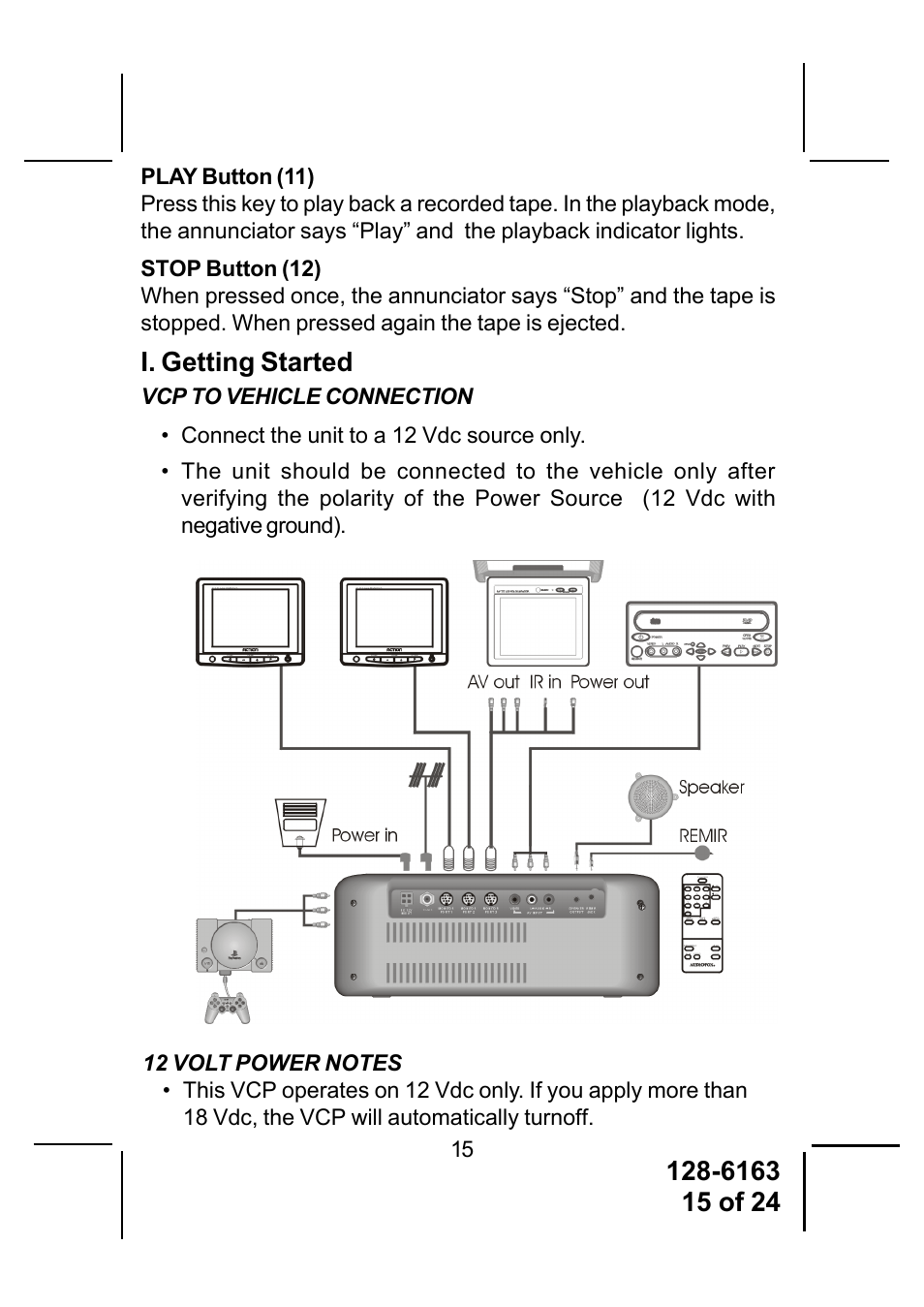 Audiovox AVP-7380 User Manual | Page 15 / 24