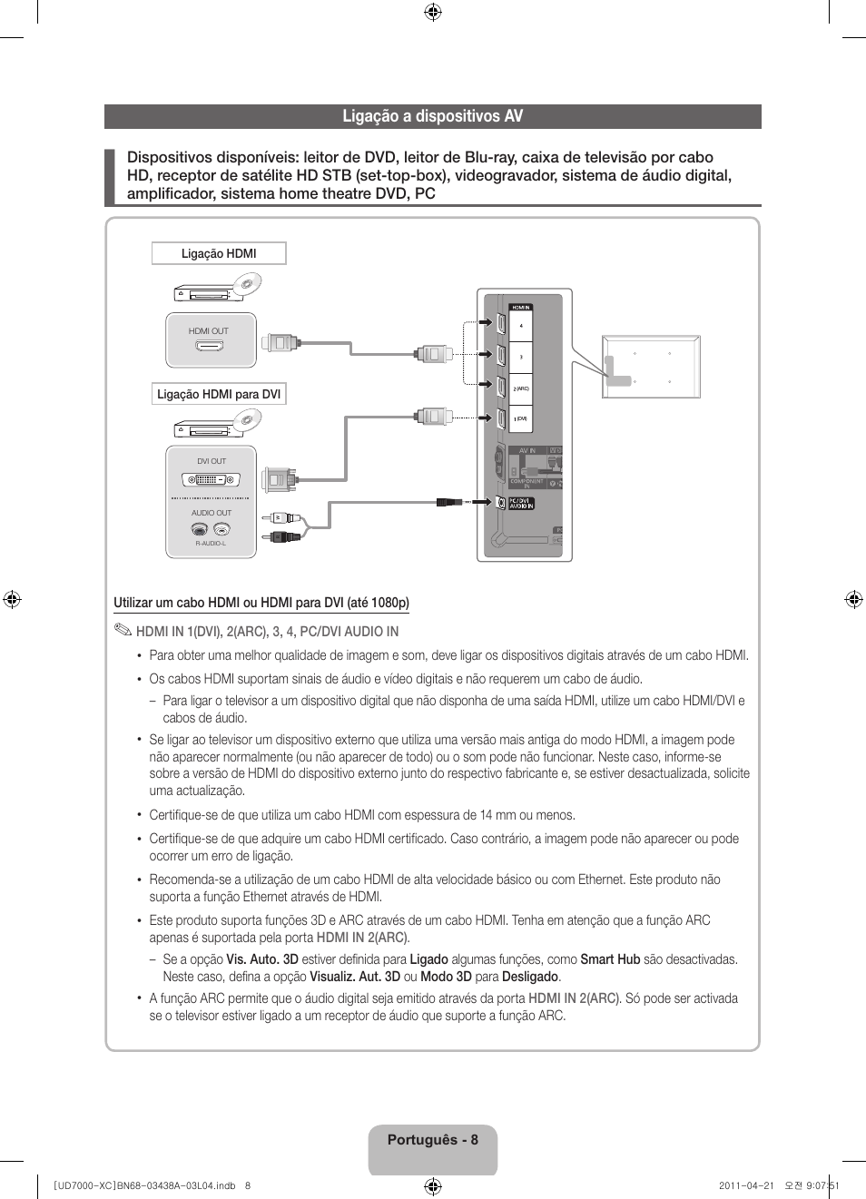 Samsung UE46D7000LS User Manual | Page 68 / 82