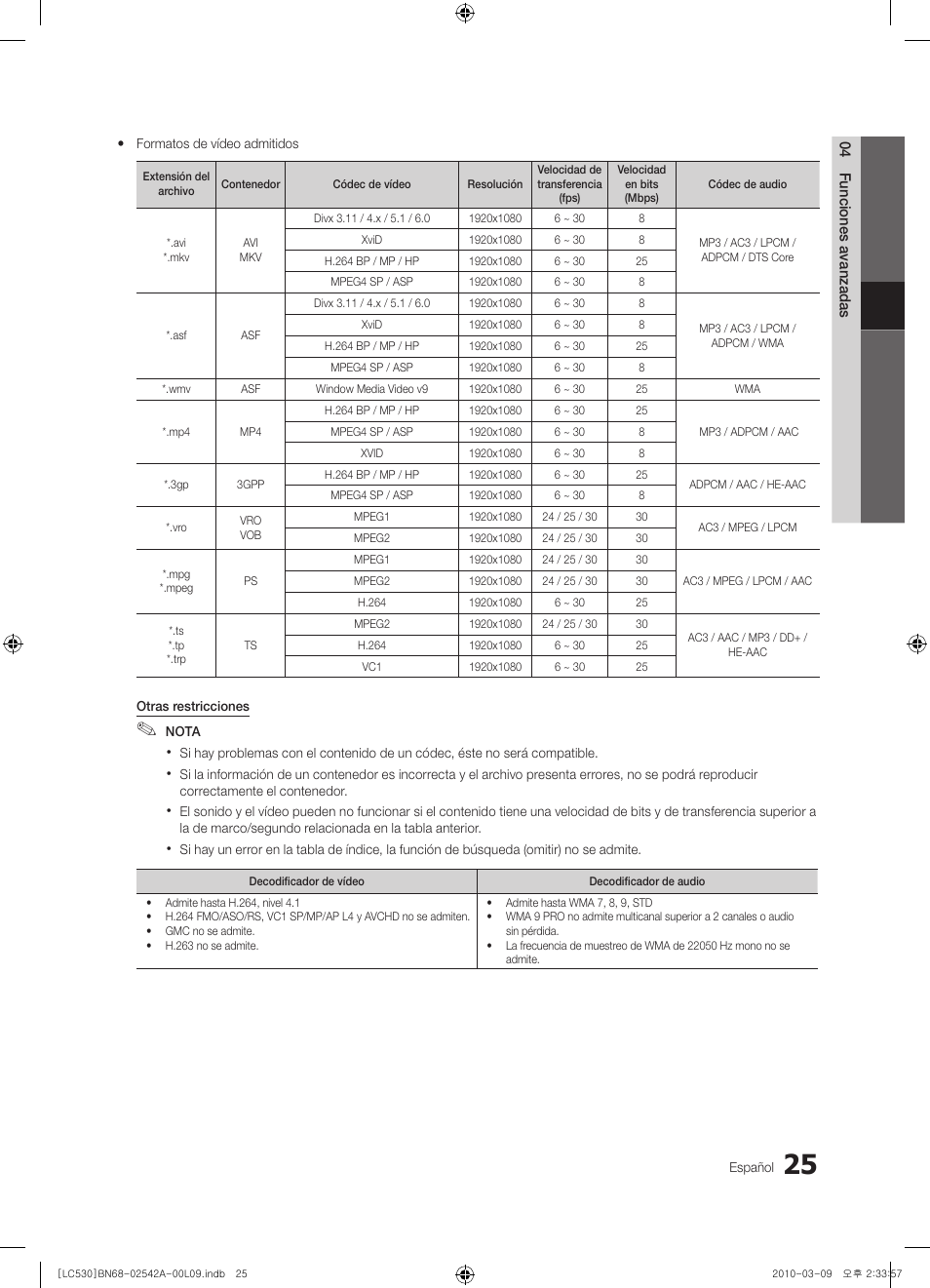 Samsung LE37C530F1W User Manual | Page 101 / 231