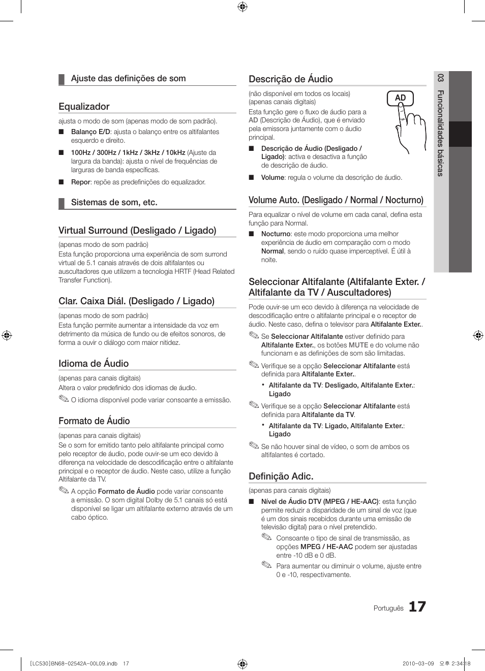 Samsung LE37C530F1W User Manual | Page 131 / 231