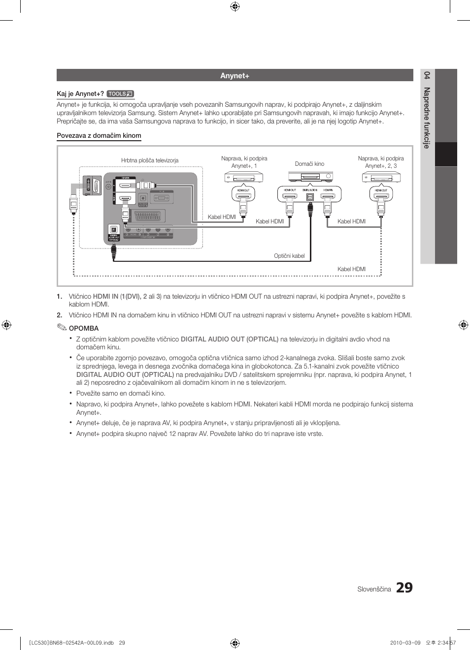 Samsung LE37C530F1W User Manual | Page 181 / 231