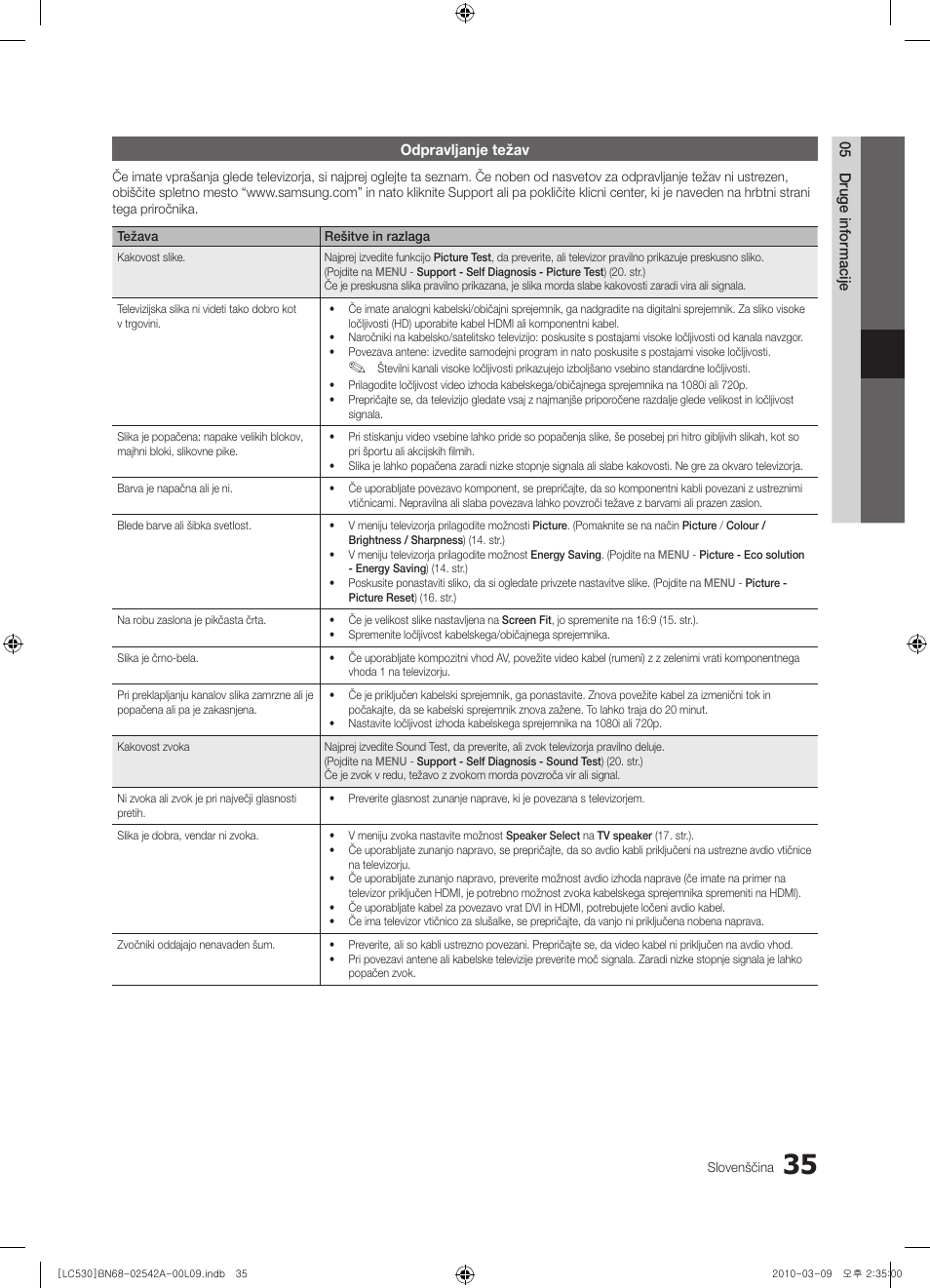 Samsung LE37C530F1W User Manual | Page 187 / 231