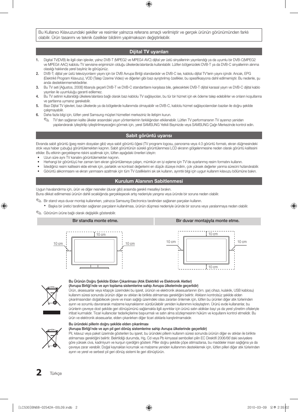 Samsung LE37C530F1W User Manual | Page 192 / 231