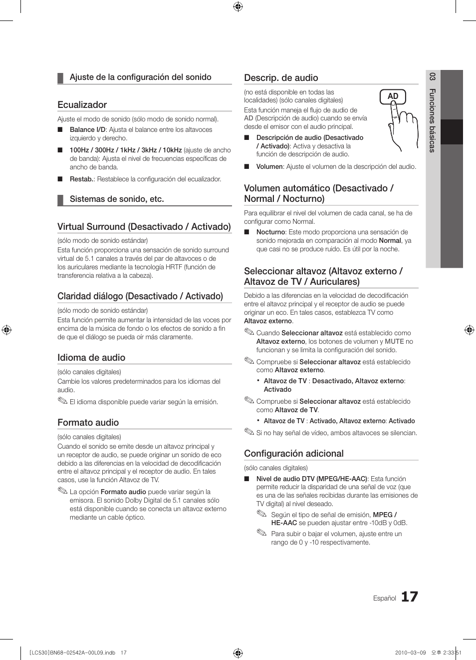 Samsung LE37C530F1W User Manual | Page 93 / 231