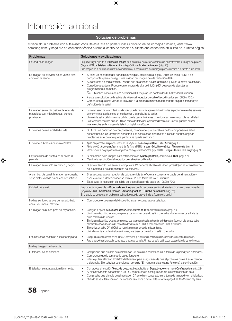 Información adicional | Samsung UE65C8000XW User Manual | Page 182 / 374