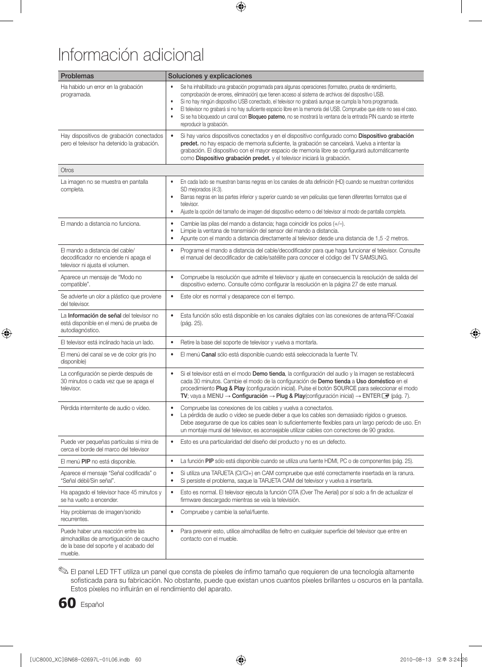 Información adicional | Samsung UE65C8000XW User Manual | Page 184 / 374