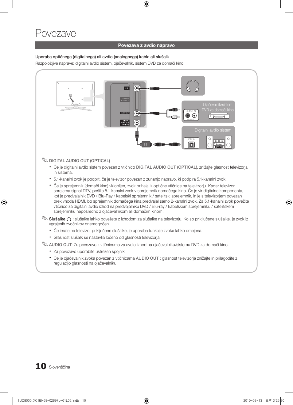 Povezave | Samsung UE65C8000XW User Manual | Page 258 / 374