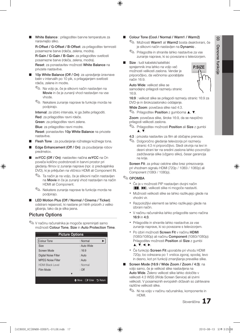 Samsung UE65C8000XW User Manual | Page 265 / 374