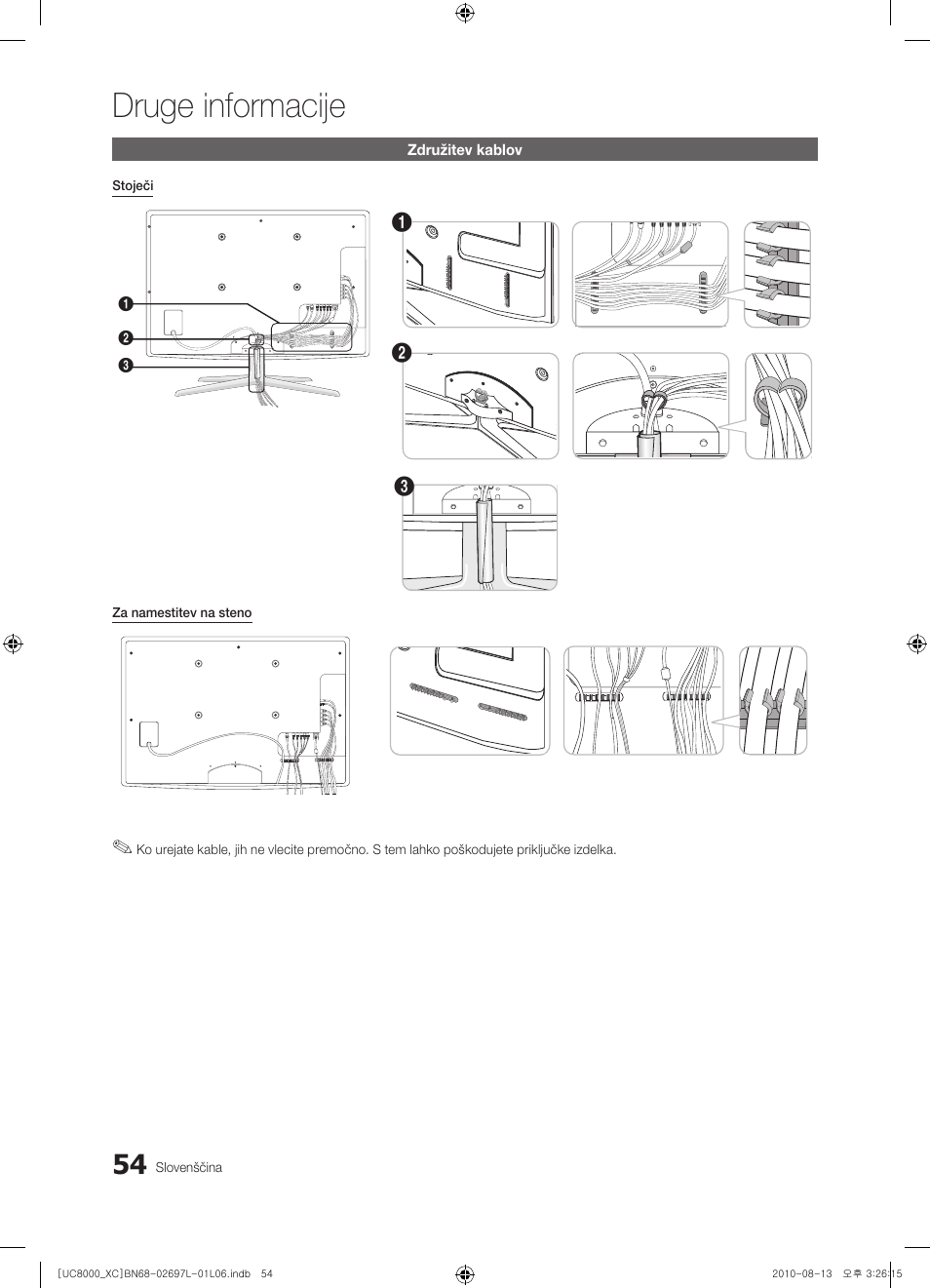 Druge informacije | Samsung UE65C8000XW User Manual | Page 302 / 374