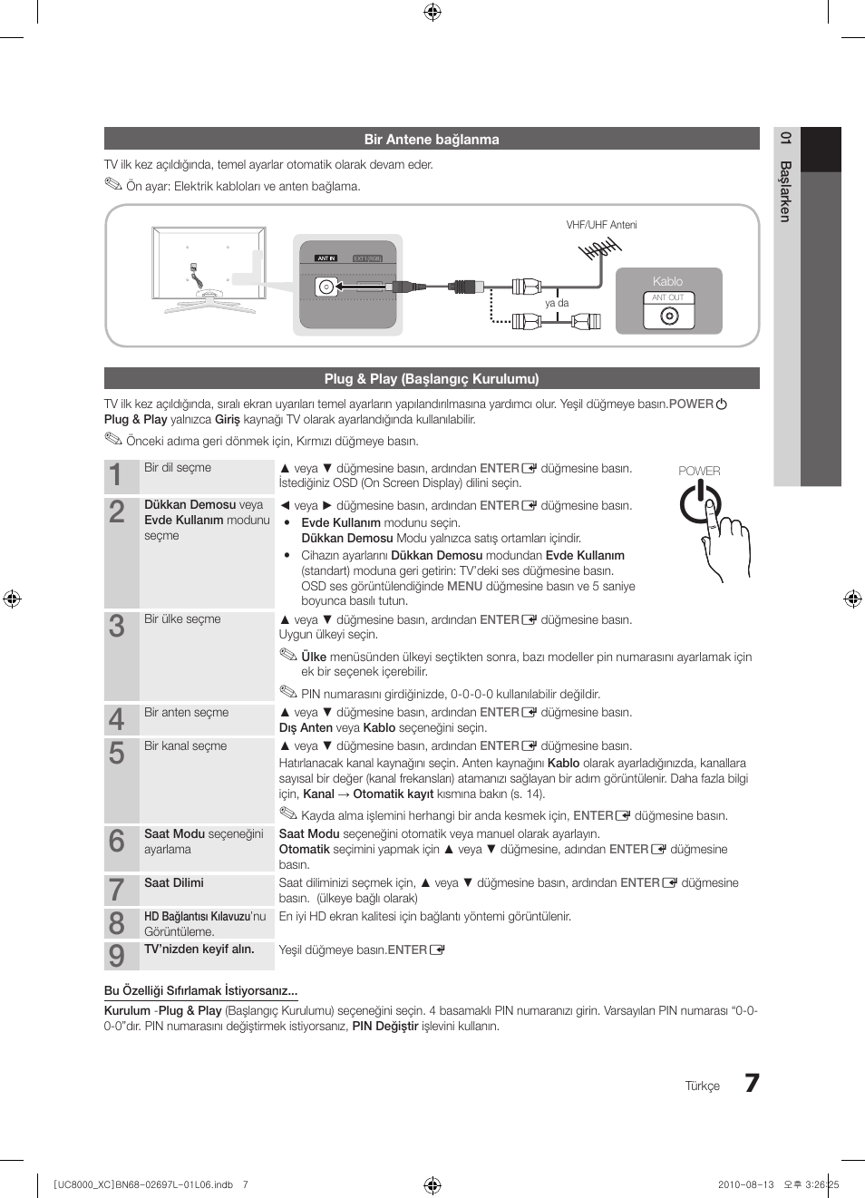 Samsung UE65C8000XW User Manual | Page 317 / 374