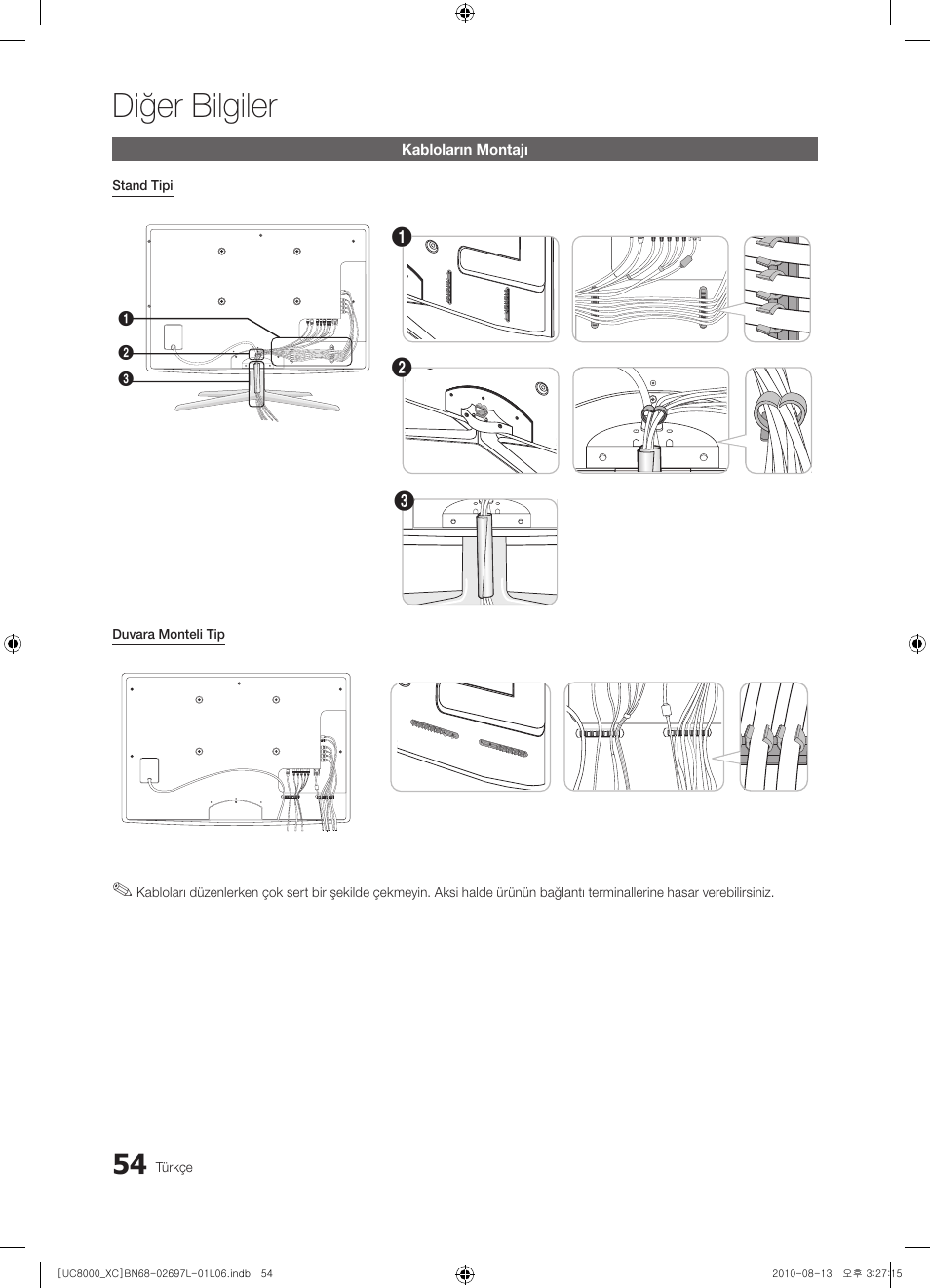 Diğer bilgiler | Samsung UE65C8000XW User Manual | Page 364 / 374