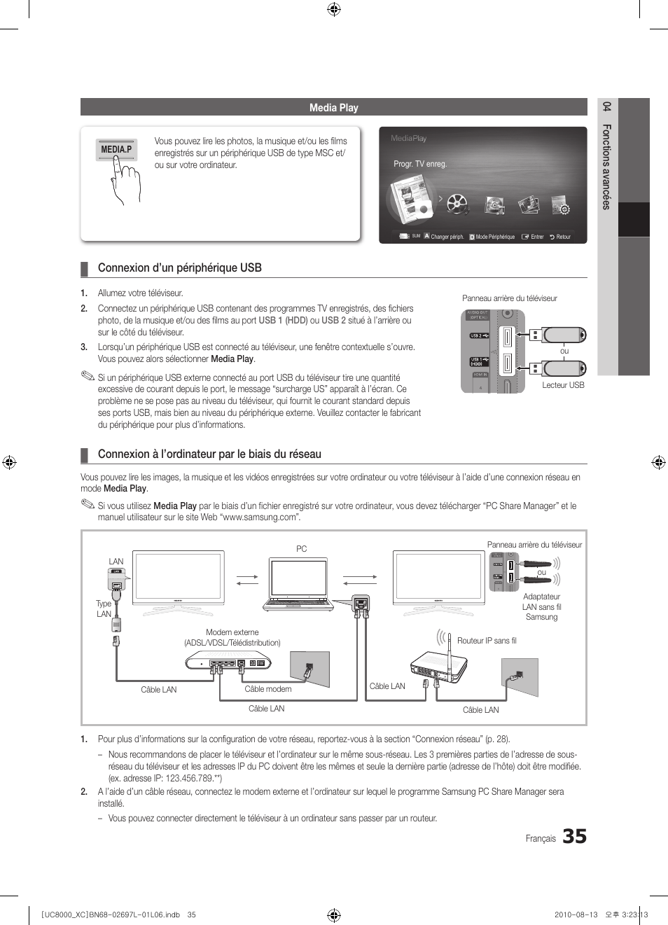 Samsung UE65C8000XW User Manual | Page 97 / 374