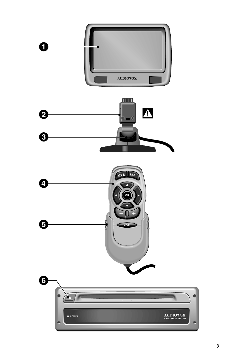 Audiovox NAV3000 User Manual | Page 3 / 98