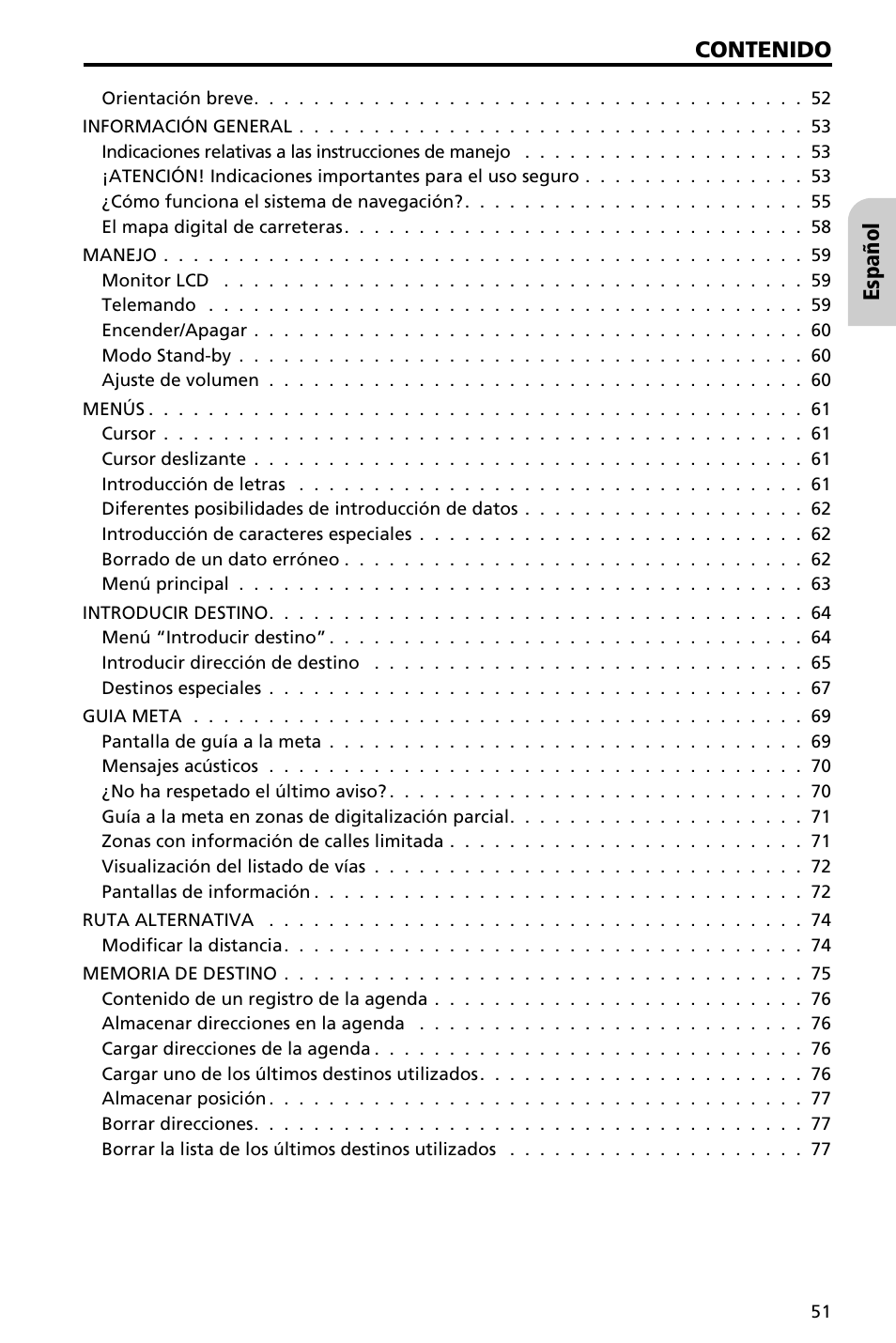 Audiovox NAV3000 User Manual | Page 51 / 98