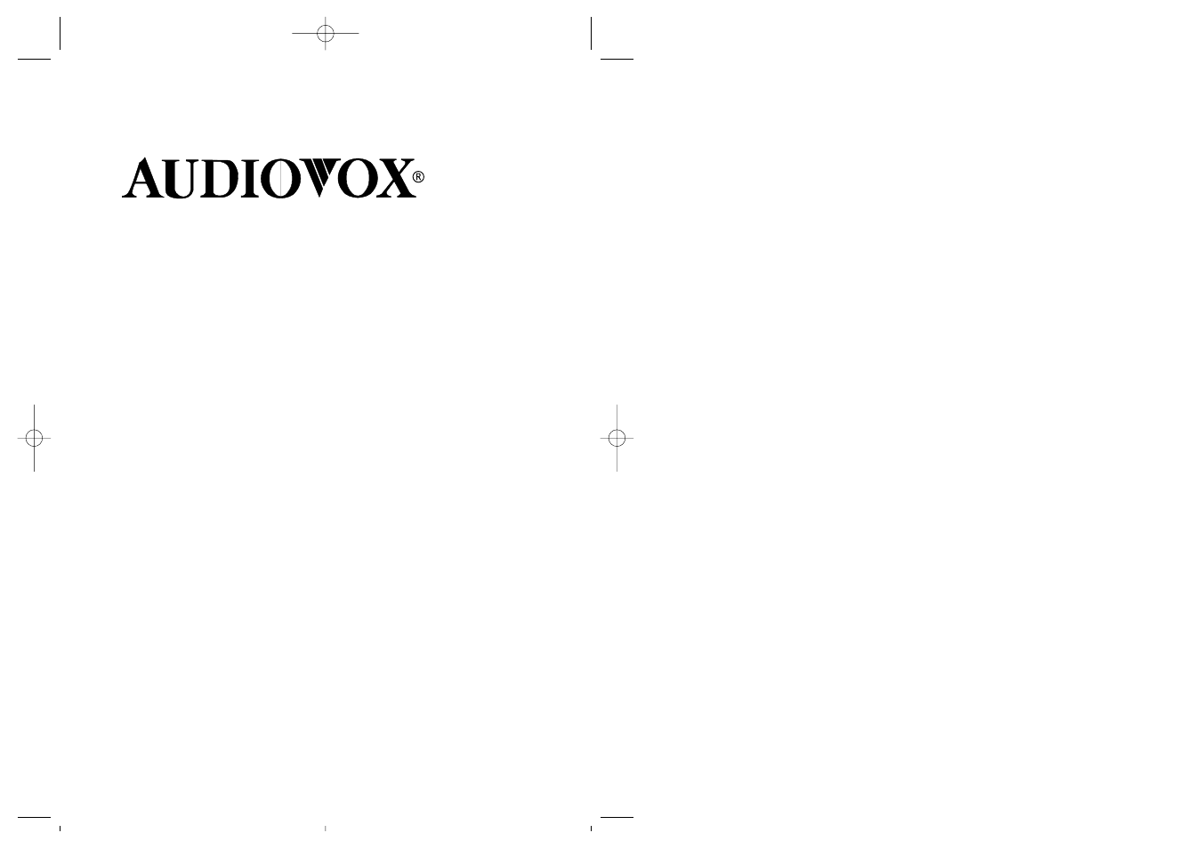 Audiovox VE1040 User Manual | 21 pages