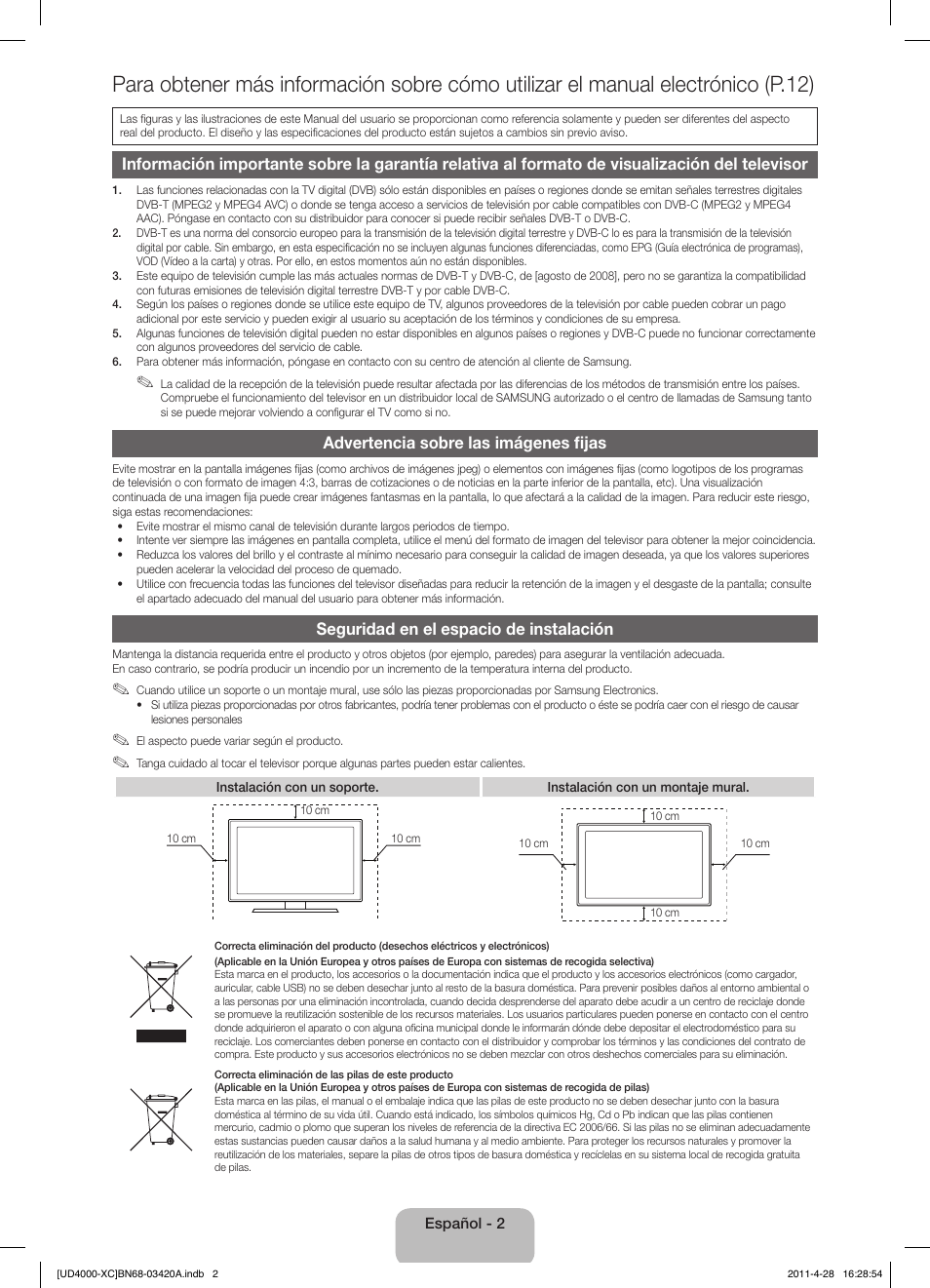 Samsung UE19D4020NW User Manual | Page 34 / 66