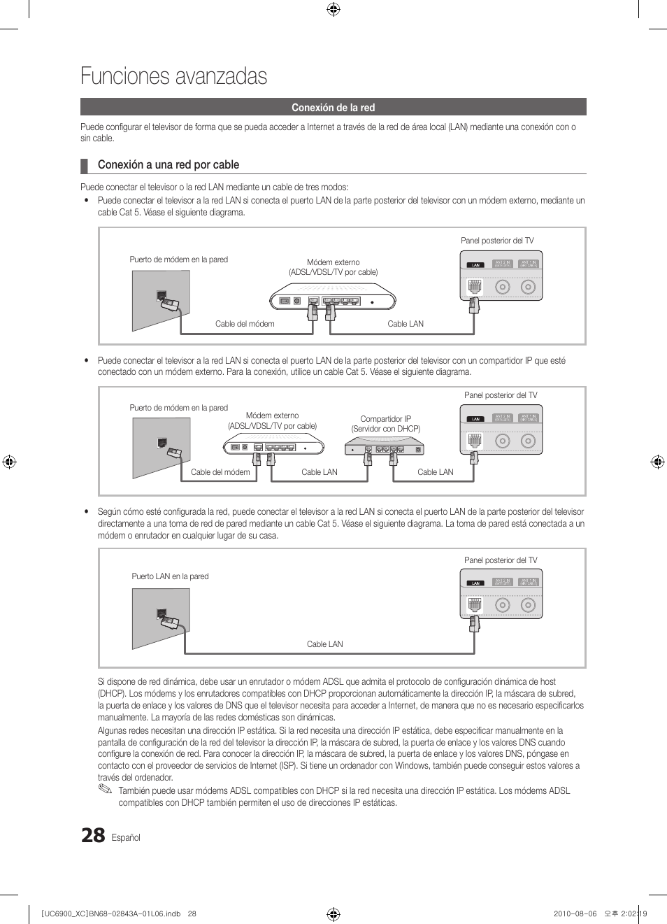 Funciones avanzadas | Samsung UE55C6900VS User Manual | Page 152 / 374