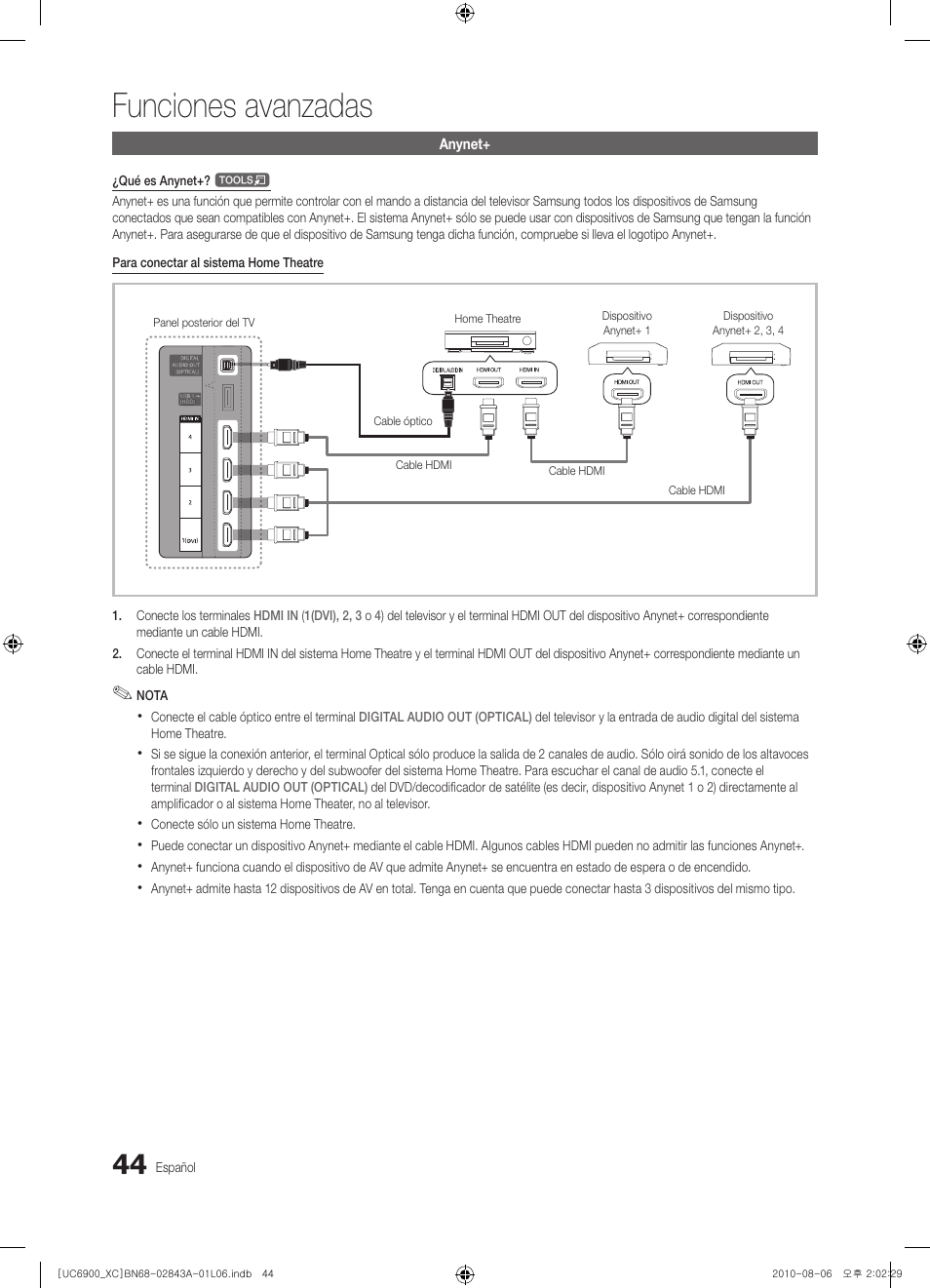 Funciones avanzadas | Samsung UE55C6900VS User Manual | Page 168 / 374