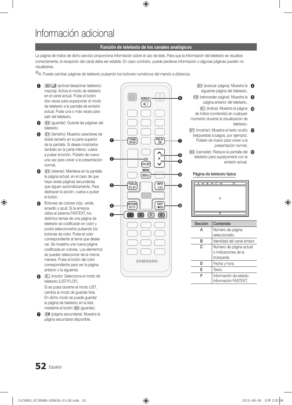 Información adicional | Samsung UE55C6900VS User Manual | Page 176 / 374