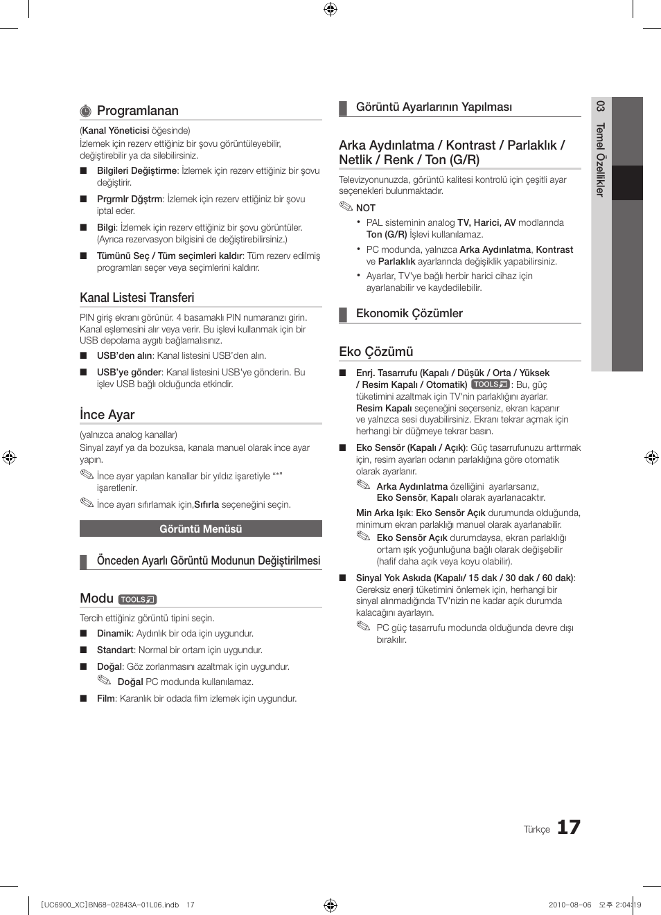 Samsung UE55C6900VS User Manual | Page 327 / 374