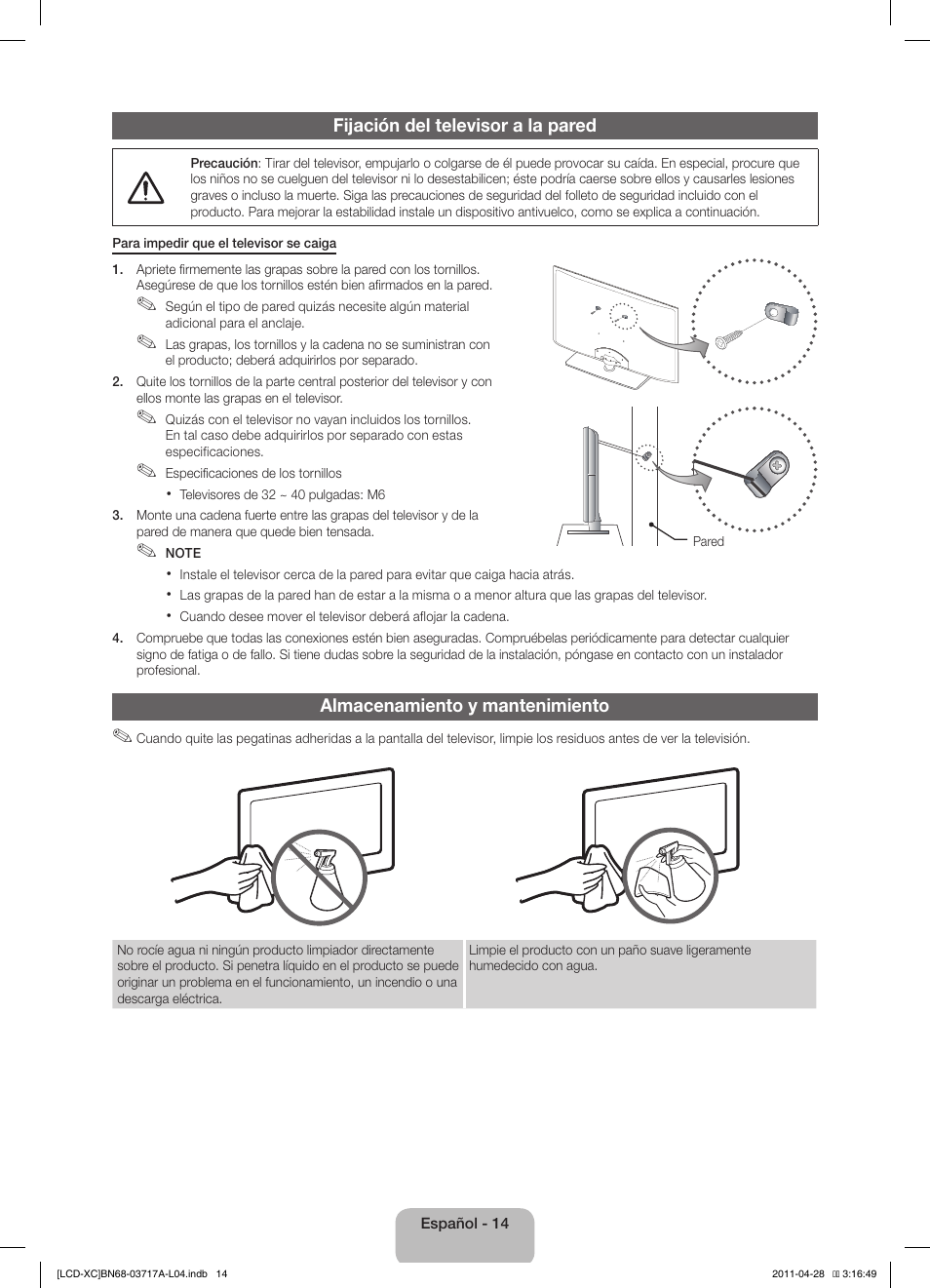 Samsung LE32D400E1W User Manual | Page 42 / 57