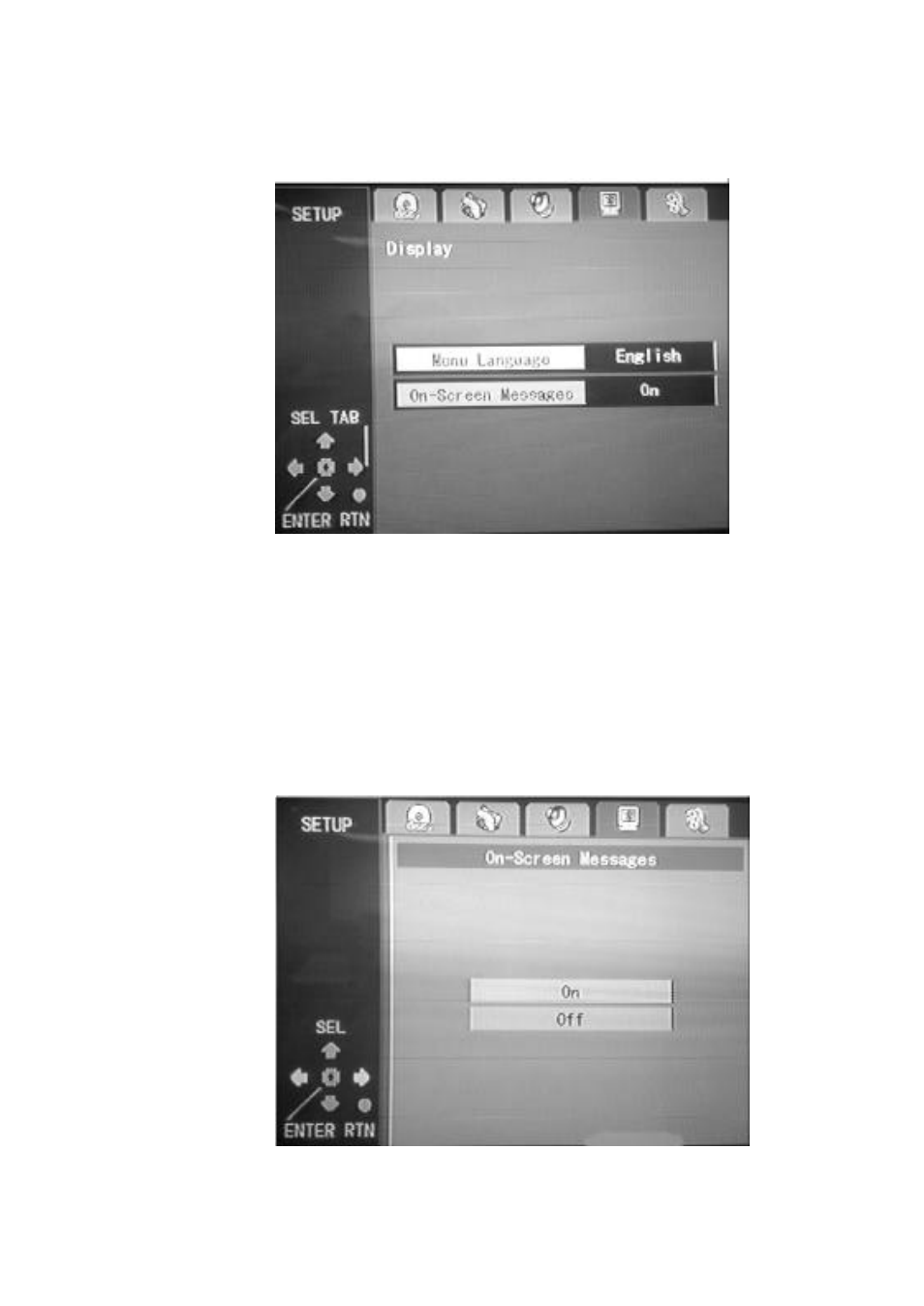 4) display setting | Audiovox D1810 User Manual | Page 18 / 32