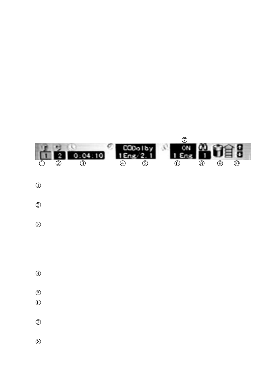 Menu, Display, O.c4.10 | Audiovox D1810 User Manual | Page 21 / 32