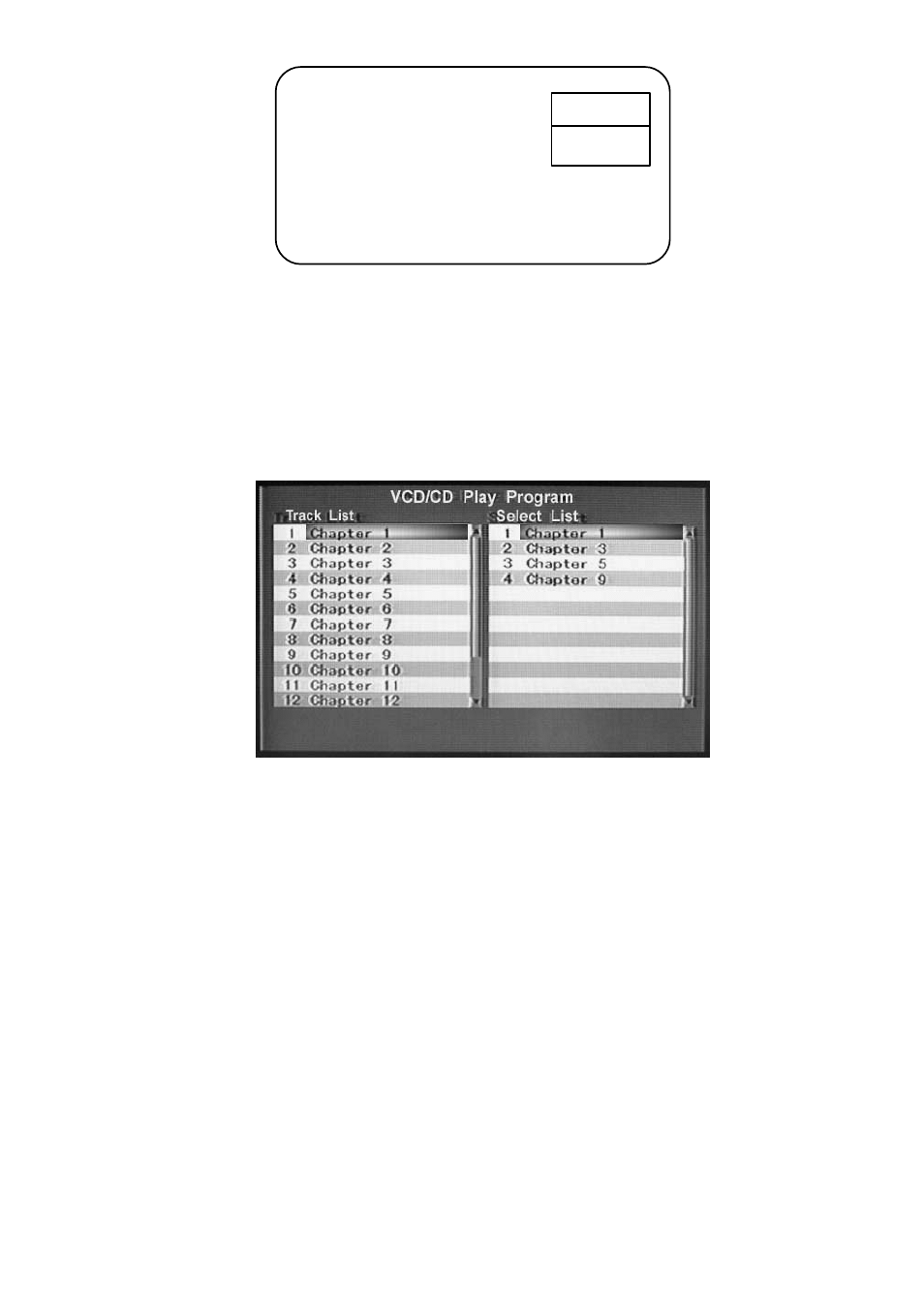 Figure 31. slow 1/2 screen display, Program cd play list | Audiovox D1810 User Manual | Page 27 / 32