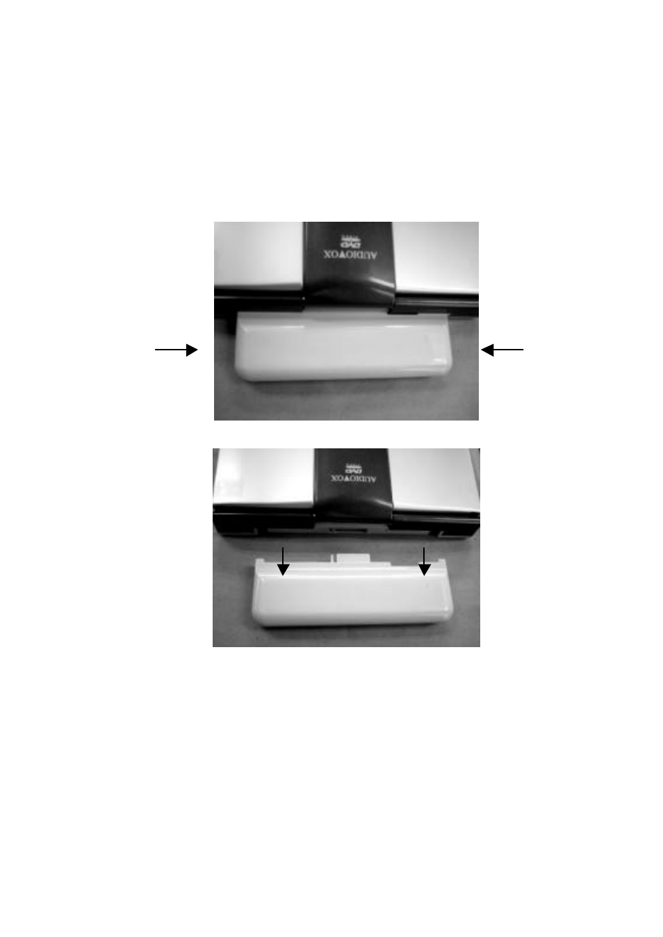 Removing the battery pack: (see fig 34.) | Audiovox D1810 User Manual | Page 30 / 32