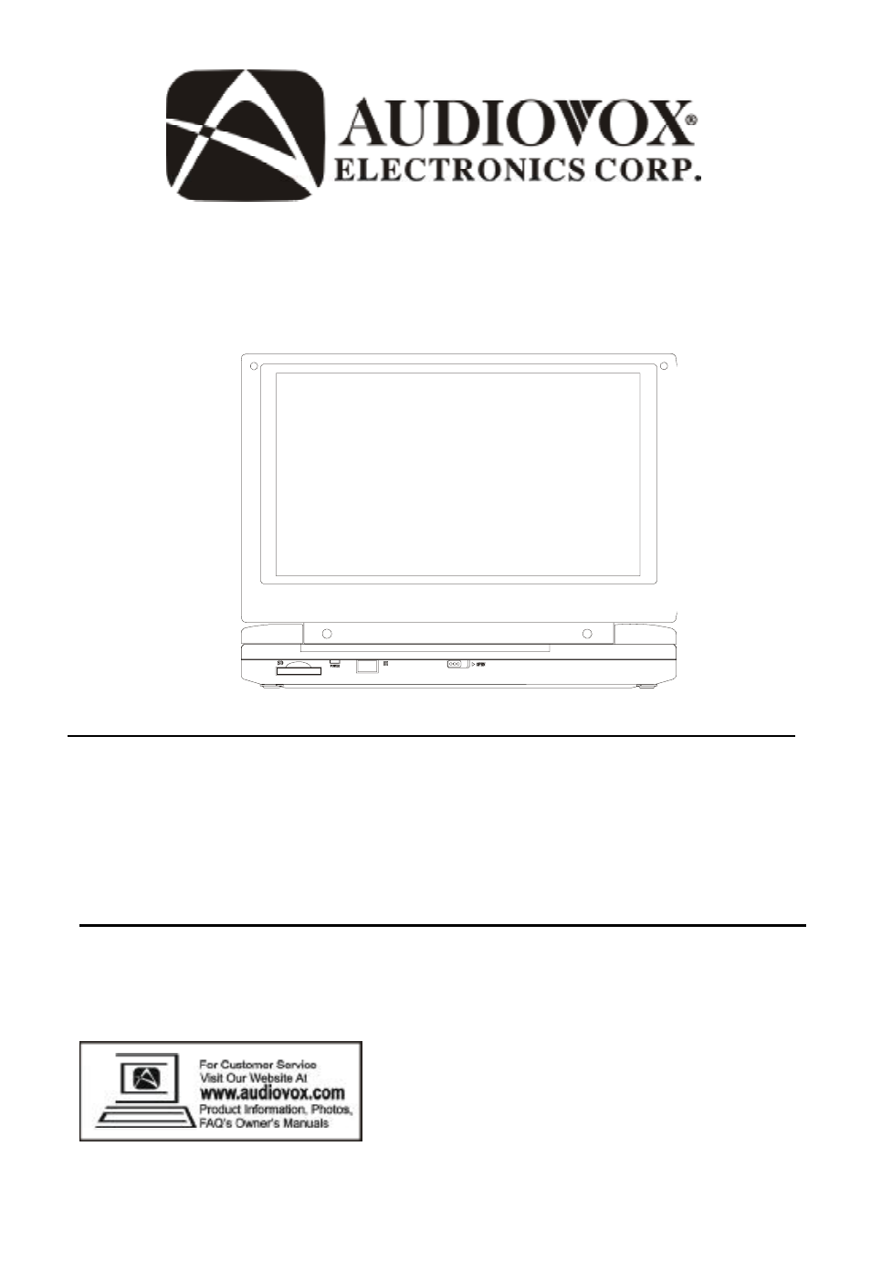 Audiovox D1988 User Manual | 34 pages