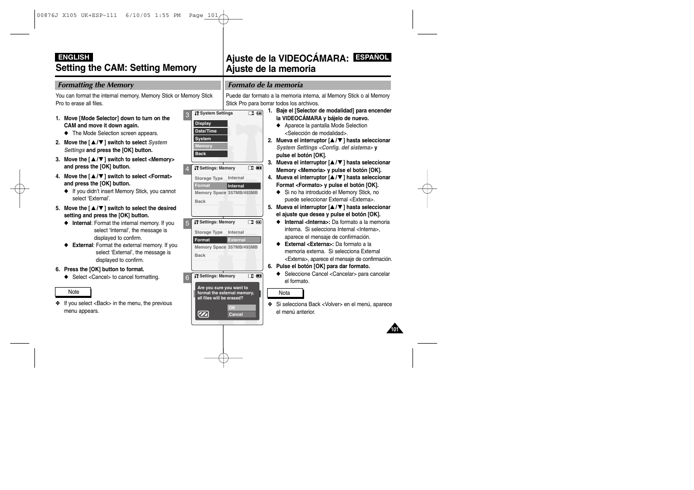 Samsung VP-X110L User Manual | Page 101 / 137