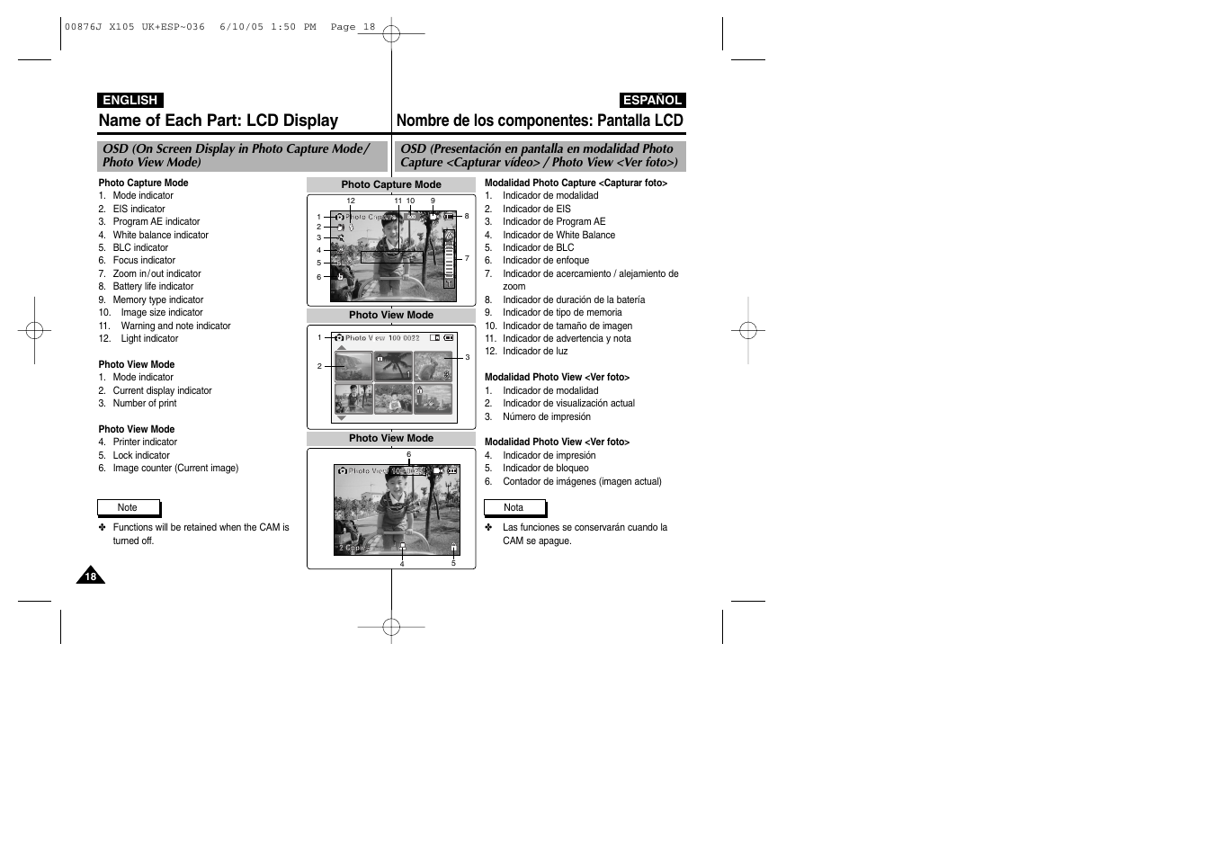 Samsung VP-X110L User Manual | Page 18 / 137