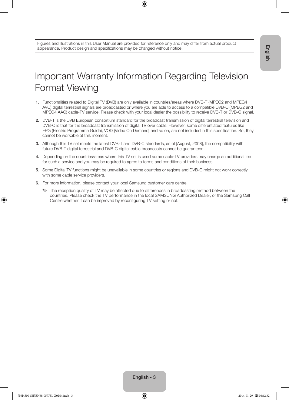 Samsung PS51F4500AW User Manual | Page 3 / 89