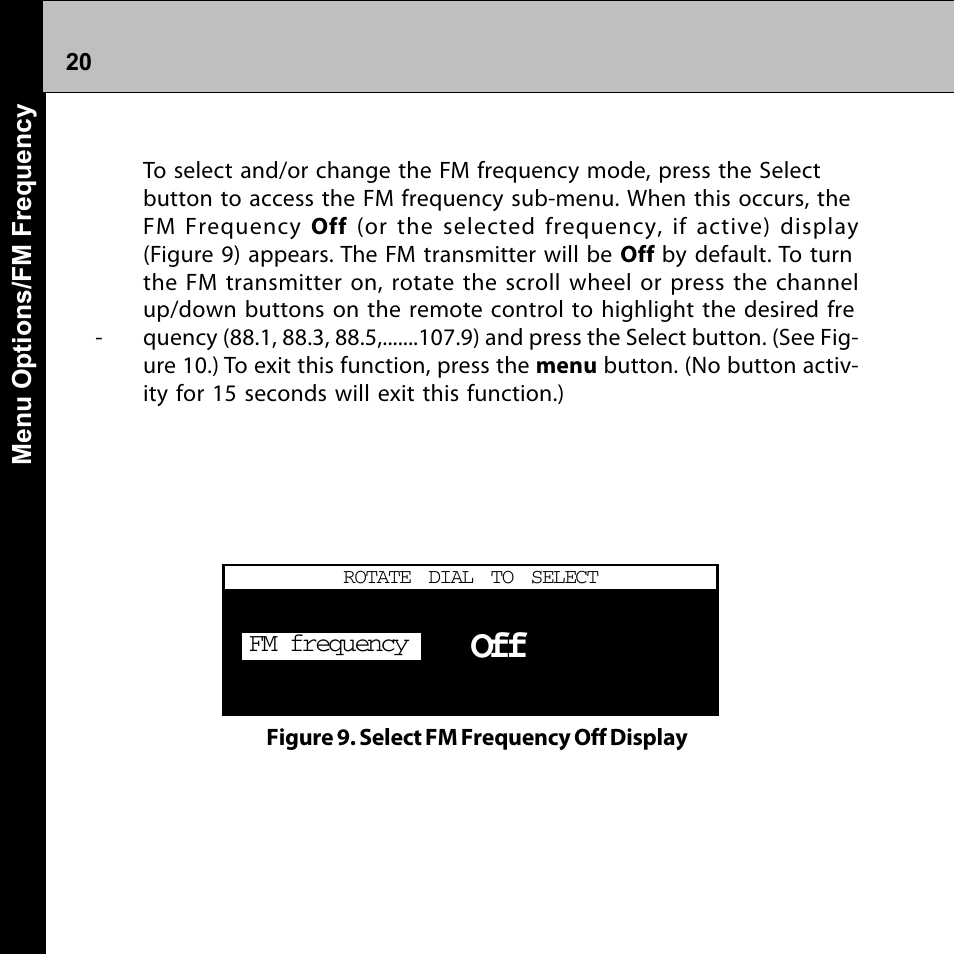 Audiovox Commander MT XMRVRFM002 User Manual | Page 20 / 64