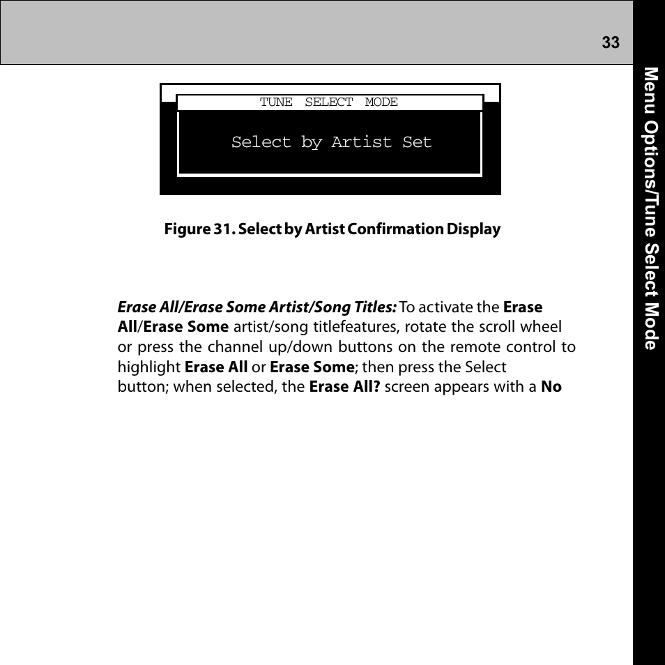 Audiovox Commander MT XMRVRFM002 User Manual | Page 33 / 64