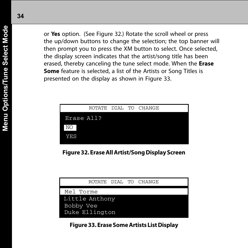 Audiovox Commander MT XMRVRFM002 User Manual | Page 34 / 64