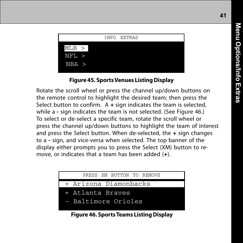 Audiovox Commander MT XMRVRFM002 User Manual | Page 41 / 64
