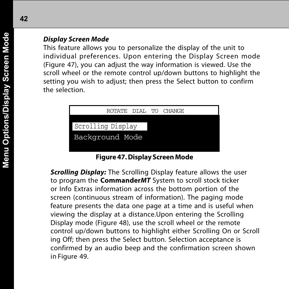 Audiovox Commander MT XMRVRFM002 User Manual | Page 42 / 64