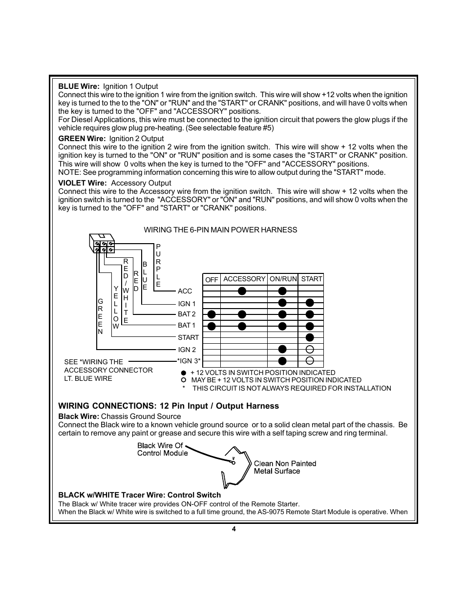 Audiovox AS 9075 User Manual | Page 4 / 15