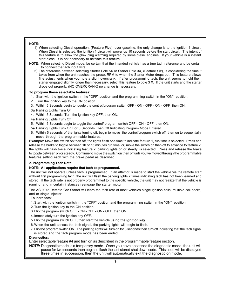 Audiovox AS 9075 User Manual | Page 9 / 15