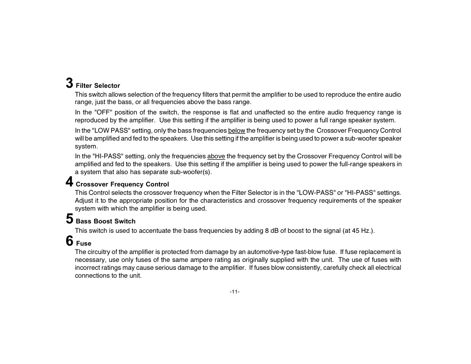 Audiovox PA-S250 User Manual | Page 13 / 16