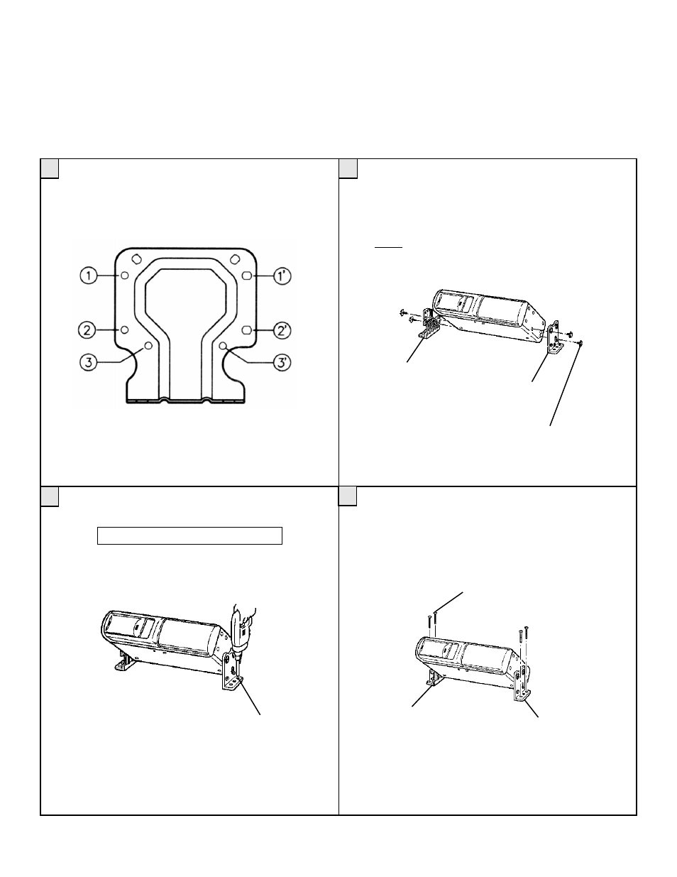 Procedure for 45° angle installation w/o studs | Audiovox SP-11CD User Manual | Page 6 / 8