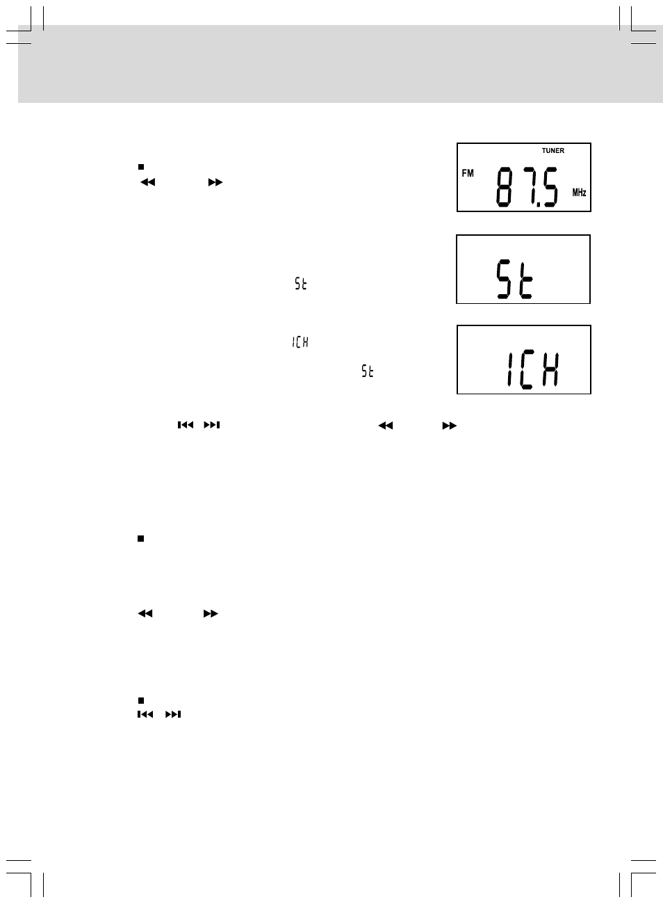 Listening to the radio | Audiovox VE727 User Manual | Page 29 / 31