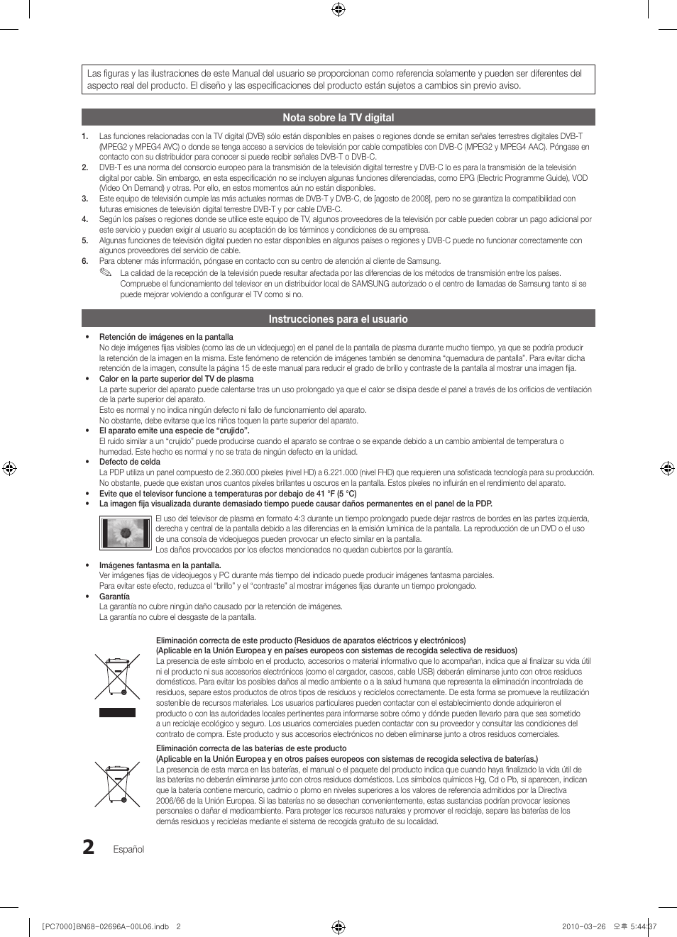 Samsung PS50C7000YW User Manual | Page 126 / 373